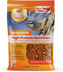 Backyard Specialty Pet Foods Hungrybird Energy Complete Hot Pepper Suet Bites Songbird Food, 48-oz bag