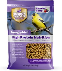 Backyard Specialty Pet Foods Hungrybird Energy Complete Blended Berry Suet Bites Songbird Food, 48-oz bag