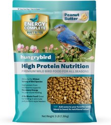 Backyard Specialty Pet Foods Hungrybird Energy Complete Peanut Butter Suet Bites Songbird Food, 48-oz bag