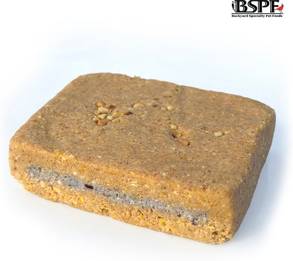 Show full view: Backyard Specialty Pet Foods Hungrybird Energy High Protein Peanut Butter Filling No-Melt Suet Cake Songbird Food, 12-oz box slide 3 of 5