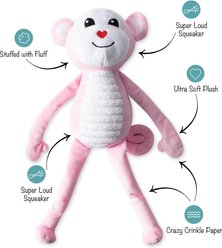 Fringe Studio Monkey Love Plush Dog Toy slide 2 of 3