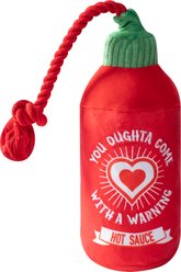 Fringe Studio Hearts On Fire Plush Dog Toy