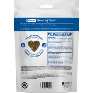 N-Bone Chicken Flavor Grain-Free Soft Ferret Treats, 3-oz bag
