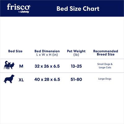 Show full view: Frisco Faux Suede Pillow Cat & Dog Bed with Removable Cover, Brown, X-Large slide 7 of 9