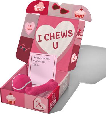 Show full view: Playology Valentine's Box Bundle Red Velvet Scented Chew Dog Toys, Pink, Jumbo, 2 count slide 4 of 8