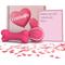 Show in main carousel: Playology Valentine's Box Bundle Red Velvet Scented Chew Dog Toys, Pink, Medium, 2 count slide 1 of 8