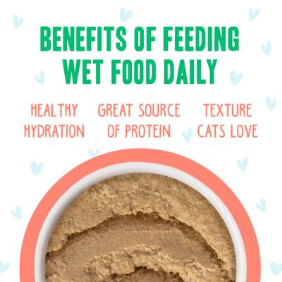 Show full view: BFF Play Pate Lovers Salmon & Tuna Tuck Me In Wet Cat Food, 5.5-oz can, pack of 8 slide 6 of 12