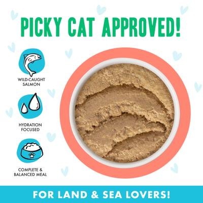 Show full view: BFF Play Pate Lovers Salmon & Tuna Tuck Me In Wet Cat Food, 5.5-oz can, pack of 8 slide 4 of 12