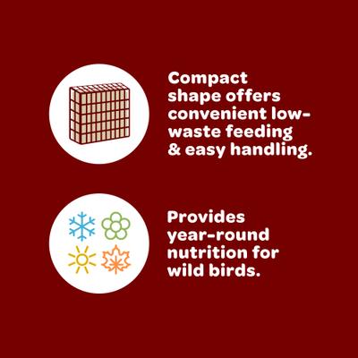 Show full view: Kaytee Cardinal Seed Cake Wild Bird Food, 1 count slide 4 of 10