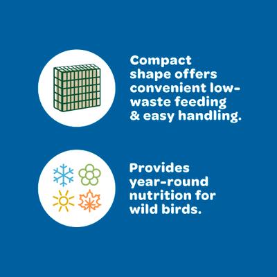 Show full view: Kaytee Gourmet Wild Bird Seed Cake, 2-lb, 4 count slide 4 of 8