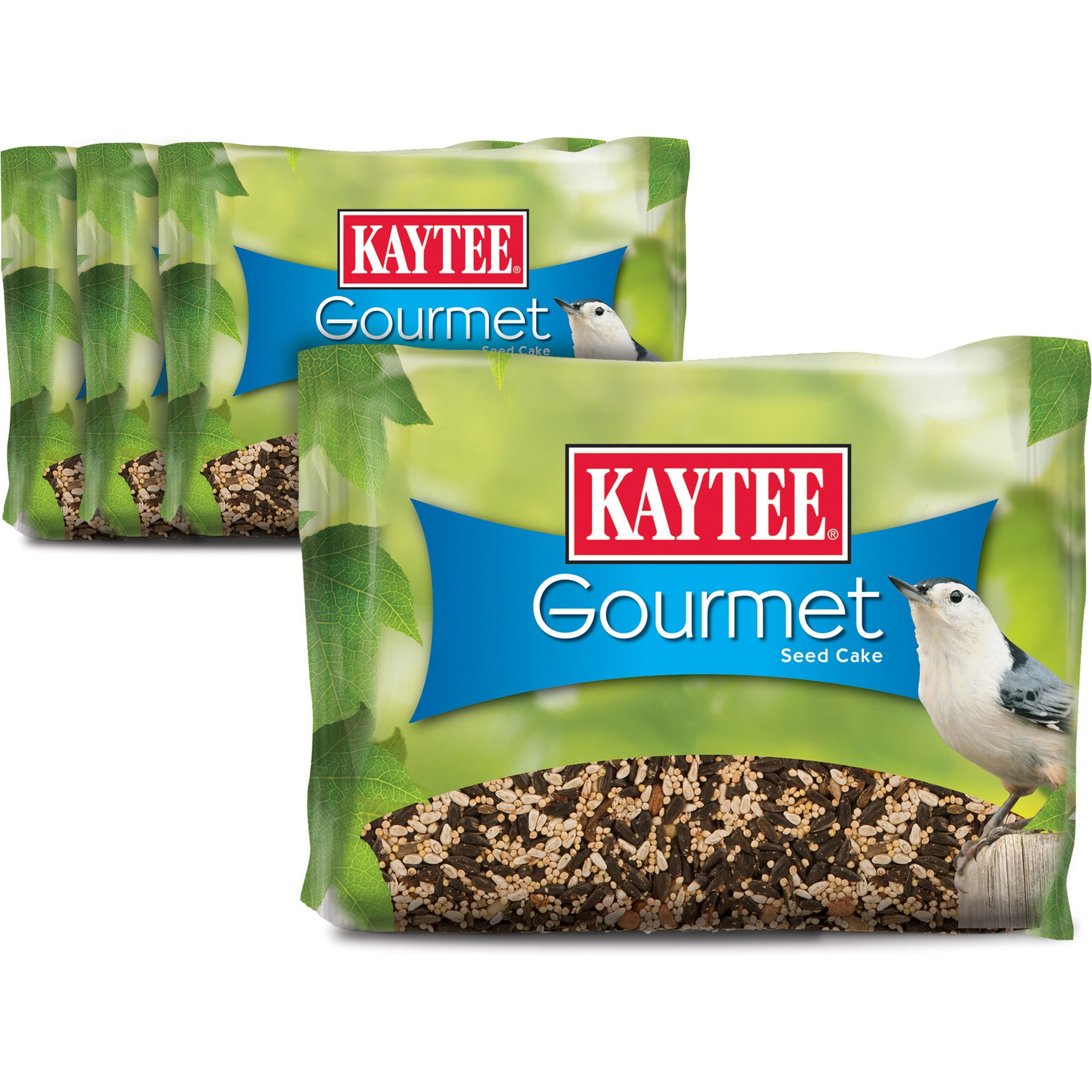Kaytee Gourmet Wild Bird Seed Cake, 2-lb, 4 count