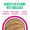Show in main carousel: BFF PLAY Best Feline Friend Pate Lovers, Aw Yeah! Fowl Play Yellow Pates Variety Pack Wet Cat Food, 2.8-oz can, case of 18 slide 7 of 12