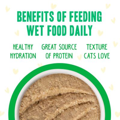 Show full view: BFF Play Pate Lovers Chicken & Lamb Laugh Out Loud Wet Cat Food, 5.5-oz can, pack of 8 slide 6 of 12