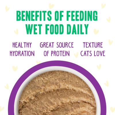 Show full view: BFF Play Pate Lovers Chicken & Beef Best Buds Wet Cat Food, 2.8-oz can, pack of 12 slide 6 of 12