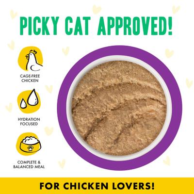 Show full view: BFF Play Pate Lovers Chicken & Beef Best Buds Wet Cat Food, 2.8-oz can, pack of 12 slide 4 of 12