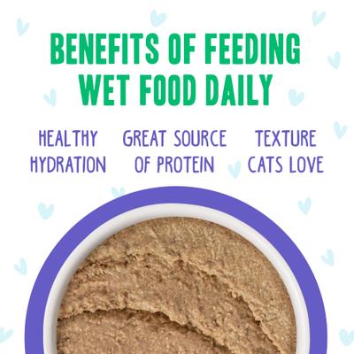 Show full view: BFF Play Pate Lovers Beef & Tuna Tic Toc Wet Cat Food, 5.5-oz can, pack of 8 slide 6 of 12