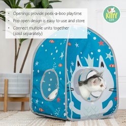 Kitty City Ocean Play Cube Interactive Cat Toy House slide 2 of 8