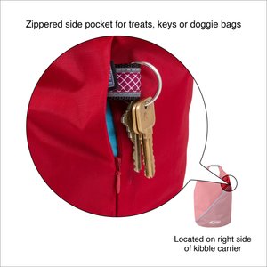 Kurgo Kibble Carrier Travel Dog Food Container, Coastal Blue