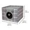 Show in main carousel: Kitty City Folding Cube Cat House with Bed, Grey slide 7 of 9