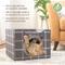 Show in main carousel: Kitty City Folding Cube Cat House with Bed, Grey slide 6 of 9