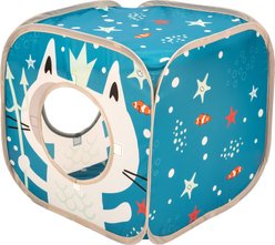 Kitty City Ocean Play Cube Interactive Cat Toy House slide 2 of 6