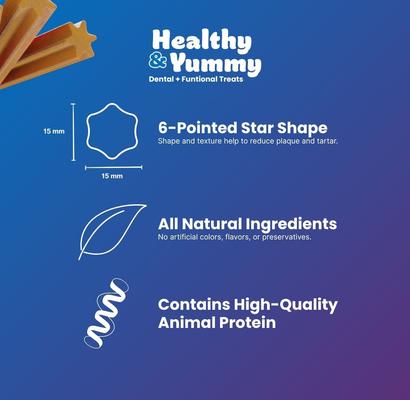 Show full view: Farmina N&D Quinoa Weight Management Mini Dental Dog Treats, 2.1-oz bag, 7-count slide 5 of 8