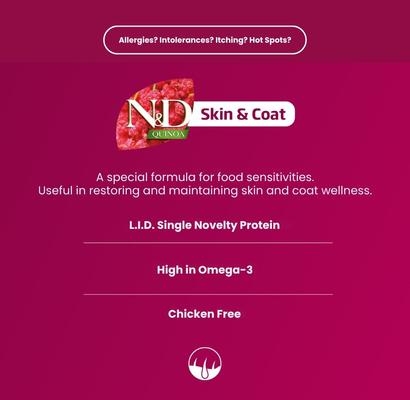 Show full view: Farmina N&D Pumpkin Chicken, Pumpkin, & Pomegranate Medium & Maxi Dental Dog Treats, 3.5-oz bag, 7-count slide 4 of 8