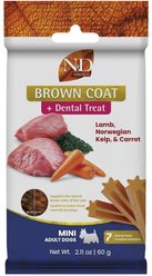 Farmina N&D Tropical Selection Chicken, Spelt, Oats, & Tropical Fruit Mini Dental Dog Treats, 2.1-oz bag, 7-count