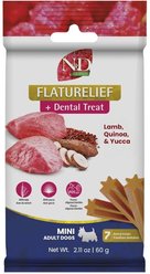 Farmina N&D Quinoa Fresh Breathe Mini Dental Dog Treats, 2.1-oz bag, 7-count