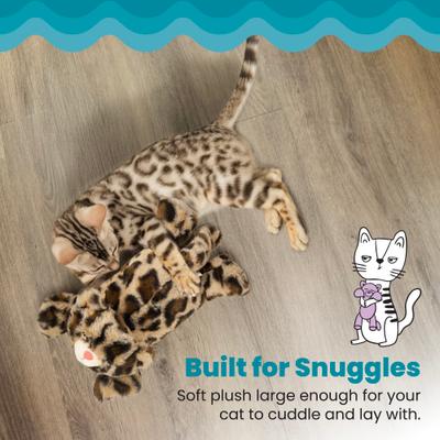 Show full view: Catstages Calming Kitty Pal Electronic Plush Cat Toy, Tan slide 5 of 8