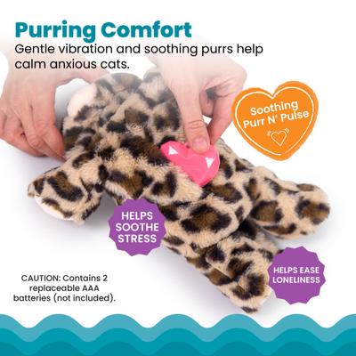 Show full view: Catstages Calming Kitty Pal Electronic Plush Cat Toy, Tan slide 3 of 8