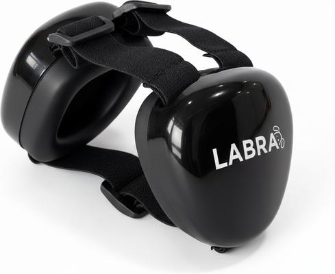 Show full view: Labra Noise Protection Dog Ear Muffs, Black, Large slide 3 of 5