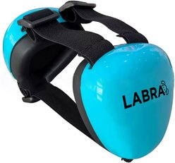Labra Noise Protection Dog Ear Muffs, Blue, Medium slide 2 of 3