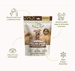 Badlands Ranch Superfood Nuggets Duck & Kale Freeze-Dried Dog Food Topper, 8-oz bag slide 2 of 6