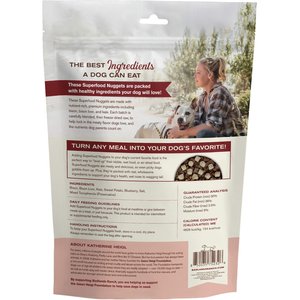 Badlands Ranch Superfood Nuggets Bison & Kale Freeze-Dried Dog Food Topper, 8-oz bag
