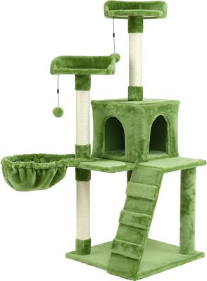 Show full view: KZLAA 54-in Cat Tree & Condo, Green slide 7 of 8