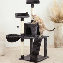 KZLAA 54-in Cat Tree & Condo, Deep Grey