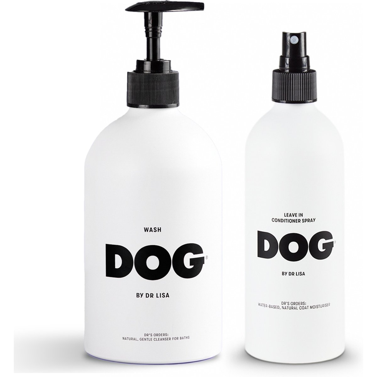 DOG By Dr Lisa Wash Dog Shampoo, 16.9-fl oz bottle + Leave In Dog Conditioner Spray, 10-fl oz bottle