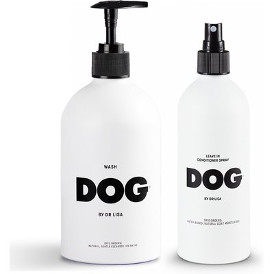 DOG By Dr Lisa DOG By Dr Lisa Wash Dog Shampoo, 16.9-fl oz bottle + Leave In Dog Conditioner Spray, 10-fl oz bottle