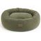 Show in main carousel: Allisandro Luxury Donut Ultra Soft Velvet Supportive Bolster Design Orthopedic Elevated Dog & Cat Bed with Removable Cover & Handle, Green, 48 x 48-in slide 1 of 1