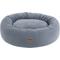 Show in main carousel: Allisandro Luxury Donut Ultra Soft Velvet Supportive Bolster Design Orthopedic Elevated Dog & Cat Bed with Removable Cover & Handle, Blue, 48 x 48-in slide 1 of 1