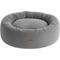 Show in main carousel: Allisandro Luxury Donut Ultra Soft Velvet Supportive Bolster Design Orthopedic Elevated Dog & Cat Bed with Removable Cover & Handle, Grey, 48 x 48-in slide 1 of 1