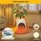 Show in main carousel: Coziwow Cat House with Air Purifier & Artificial Plant, White slide 9 of 10