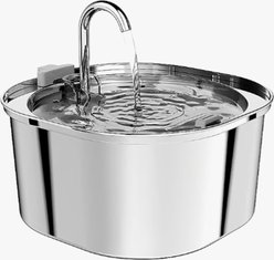 PEKTACO Stainless Steel Cat Water Fountain, 3.2 liter