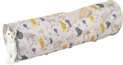 Show full view: Kitty City Cat Print Collapsible Play Combo Cat House, Pink slide 8 of 9