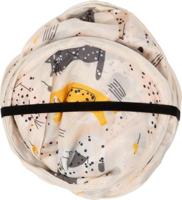 Show full view: Kitty City Cat Print Collapsible Play Combo Cat House, Pink slide 2 of 9