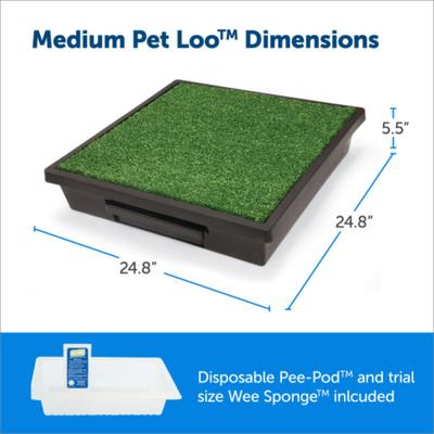 Show full view: PetSafe Pet Loo Portable Indoor & Outdoor Dog Potty, Medium slide 3 of 13