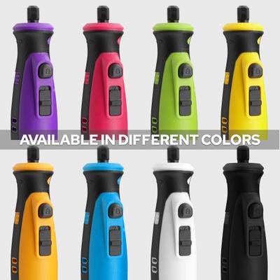 Show full view: Diamondg Cordless Heavy Duty Rotary Tool Alternative to Toenail Clippers & Filers Electric Dog Nail Grinder with Quiet Sound & LED Tip, Purple slide 6 of 6