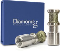 Diamondg Enhanced Litttle Lola Diamond Rotary Nail Grinder & Trimmer Bits, Sliver, Small slide 1 of 9