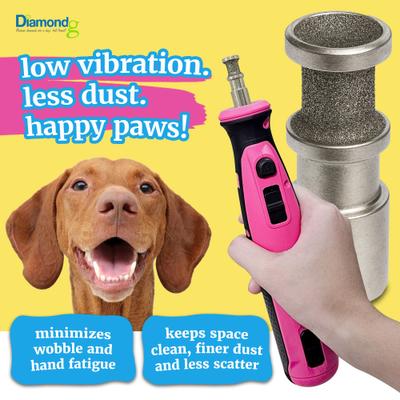 Show full view: Diamondg Enhanced Litttle Lola Diamond Rotary Nail Grinder & Trimmer Bits, Sliver, Small slide 7 of 9